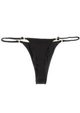 Nalani String Bottom X Black Eco-Rib from Sundaze Bikinis