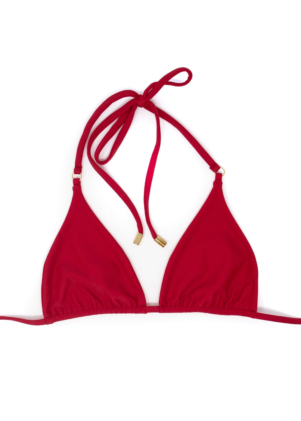 Nalani Triangle Bikini Top X Red from Sundaze Bikinis