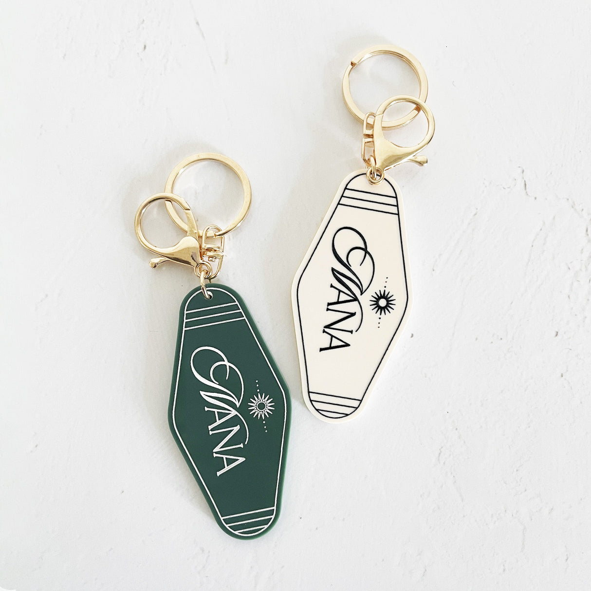 Nana Retro Motel Keychain from The Cotton & Canvas Co.