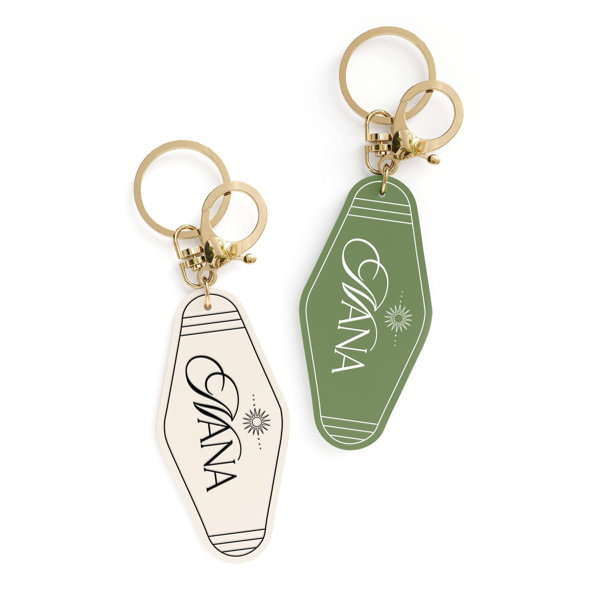 Nana Retro Motel Keychain from The Cotton & Canvas Co.