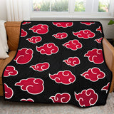 Naruto Shippuden Anti Leaf Clouds Akatsuki Throw Blanket 50in By 60in From Your Favorite T Shirts