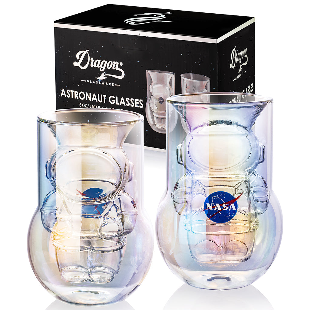 NASA Astronaut Glasses from DRAGON GLASSWARE