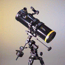National Geographic NG114mm Newtonian Telescope w/ Equatorial Mount from Explore Scientific