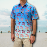 Super Stretch  ***NATTY SELTZER***  Hawaiian Shirt from Tropical Bros