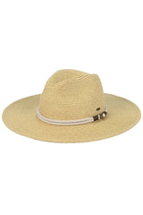 C.C Anchor Rope Trim Band Wide Brim Sun Hat from Madeline Love