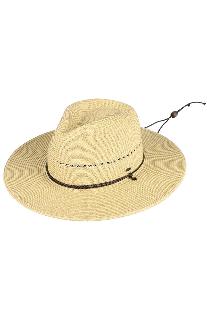 C.C Safari Straw Sun Hat from Madeline Love