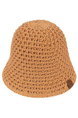 C.C Solid Knit Bucket Hat from Madeline Love