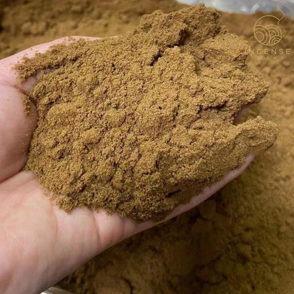 Natural Kyara Green Incense Powder from incenseocean