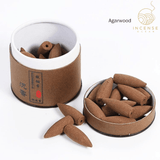 Natural Sandalwood Backflow Incense Cones from incenseocean