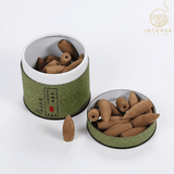 Natural Sandalwood Backflow Incense Cones from incenseocean