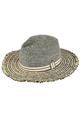 C.C Frayed Edge Panama Sun Hat from Madeline Love
