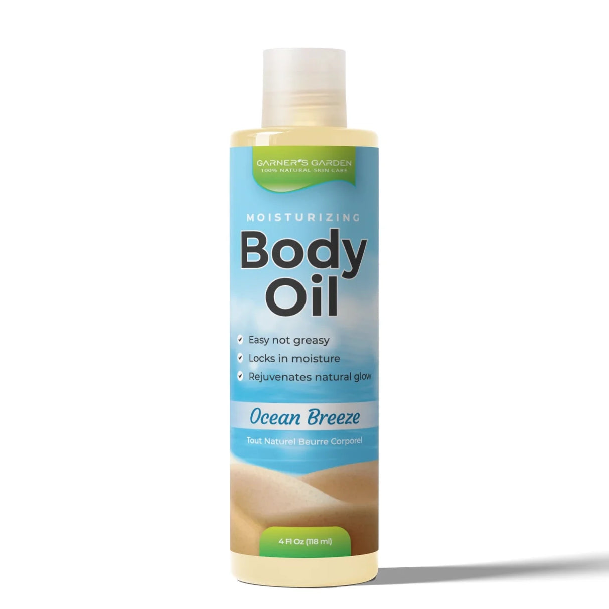 Natural Body Oil - Natural Fragrance from Garner's Garden