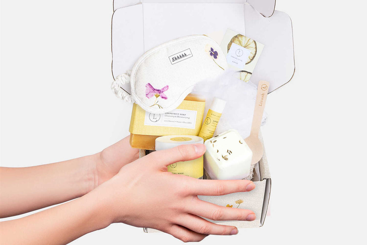 Natural Citrus Bath & Body Skincare Set, A Thoughtful & "Thinking of You" Gift from Lizush
