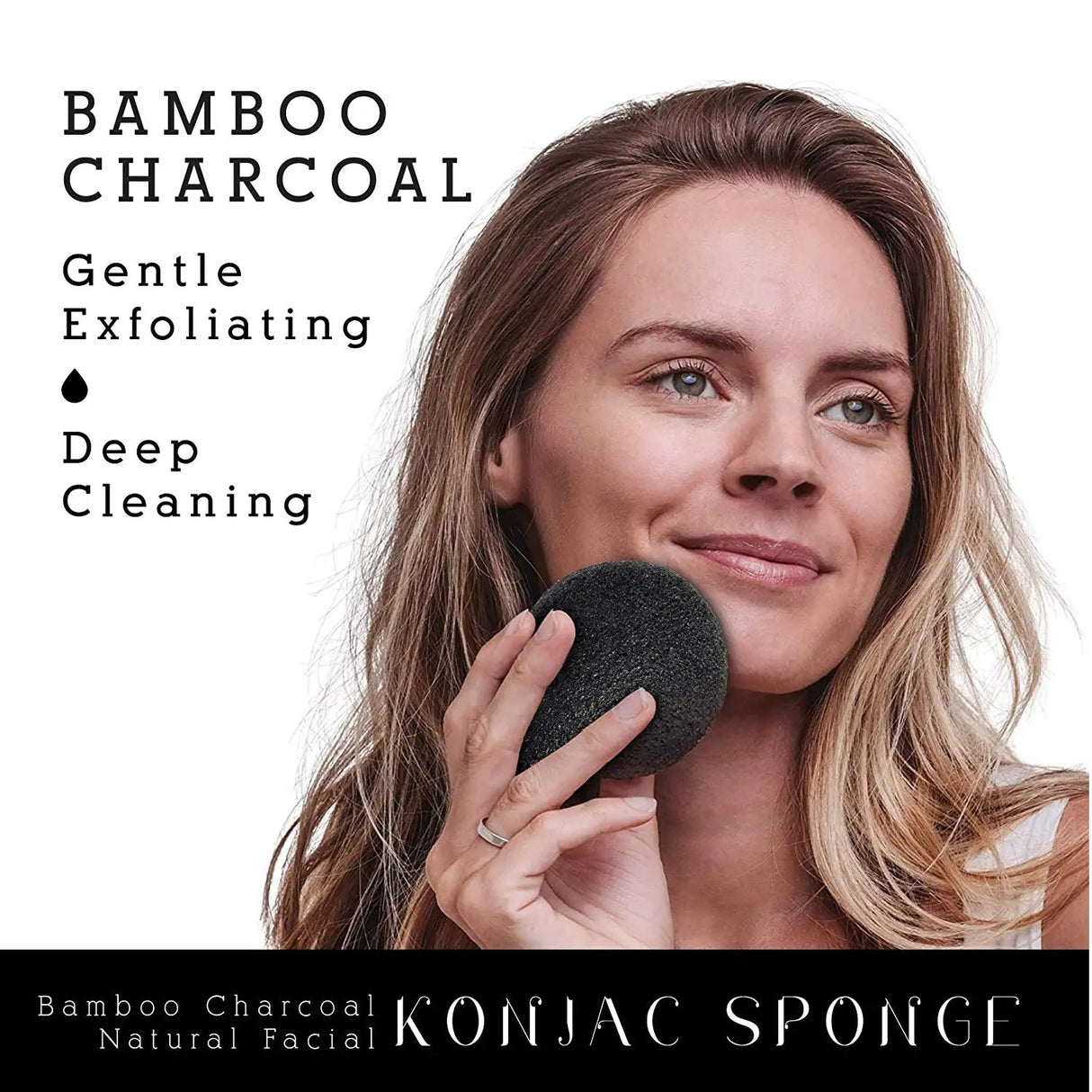 Natural Facial Konjac Sponge Duo Set from Pursonic