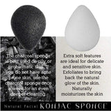 Natural Facial Konjac Sponge Duo Set from Pursonic