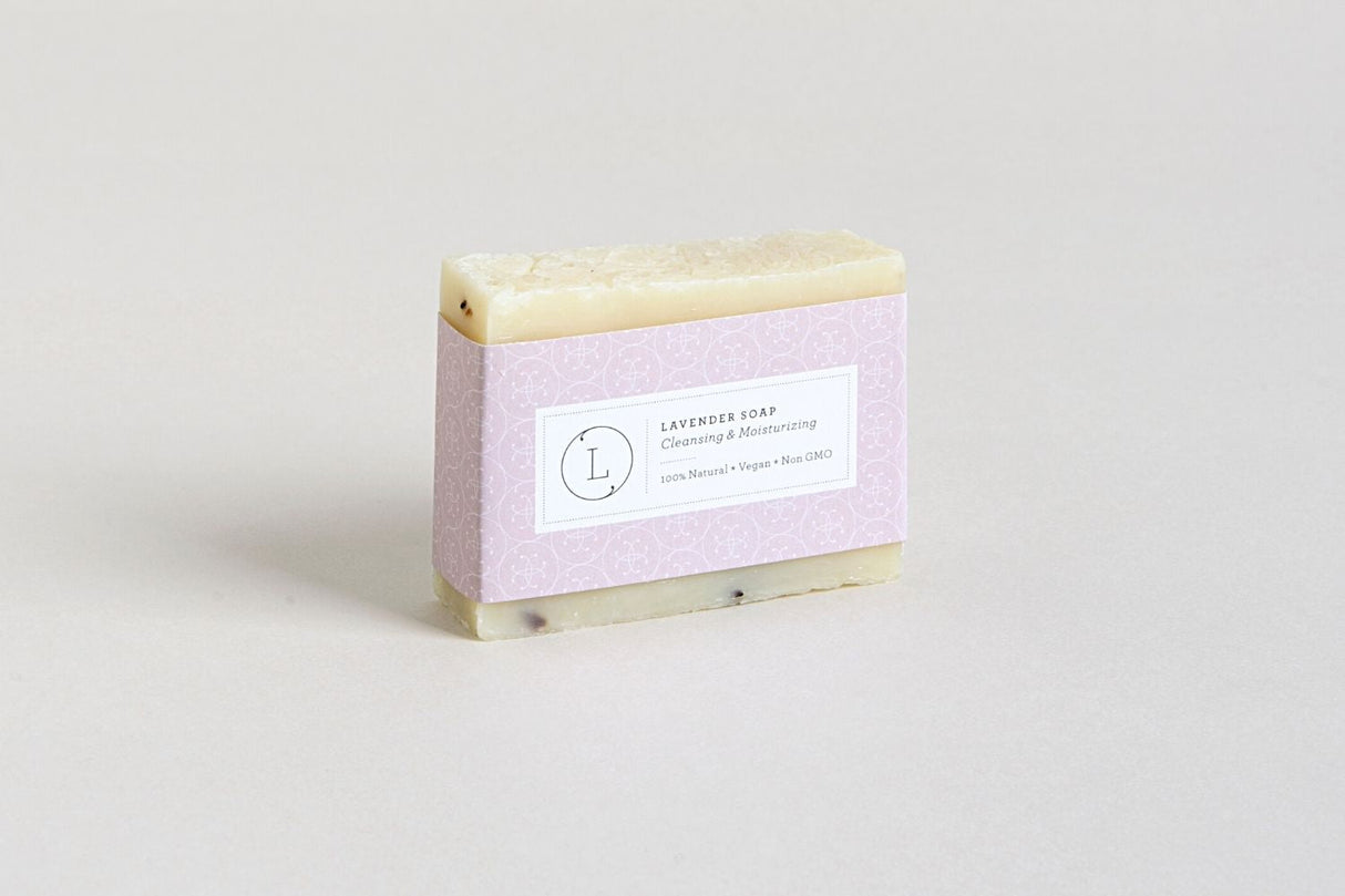 2x Lavender Soap Bar, Natural Handmade Soap, Vegan Skincare gift from Lizush