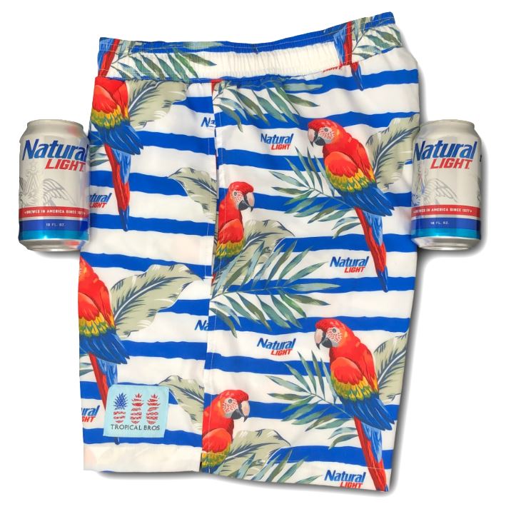 **Natural Light** The Weekender Collab Swimsuit from Tropical Bros