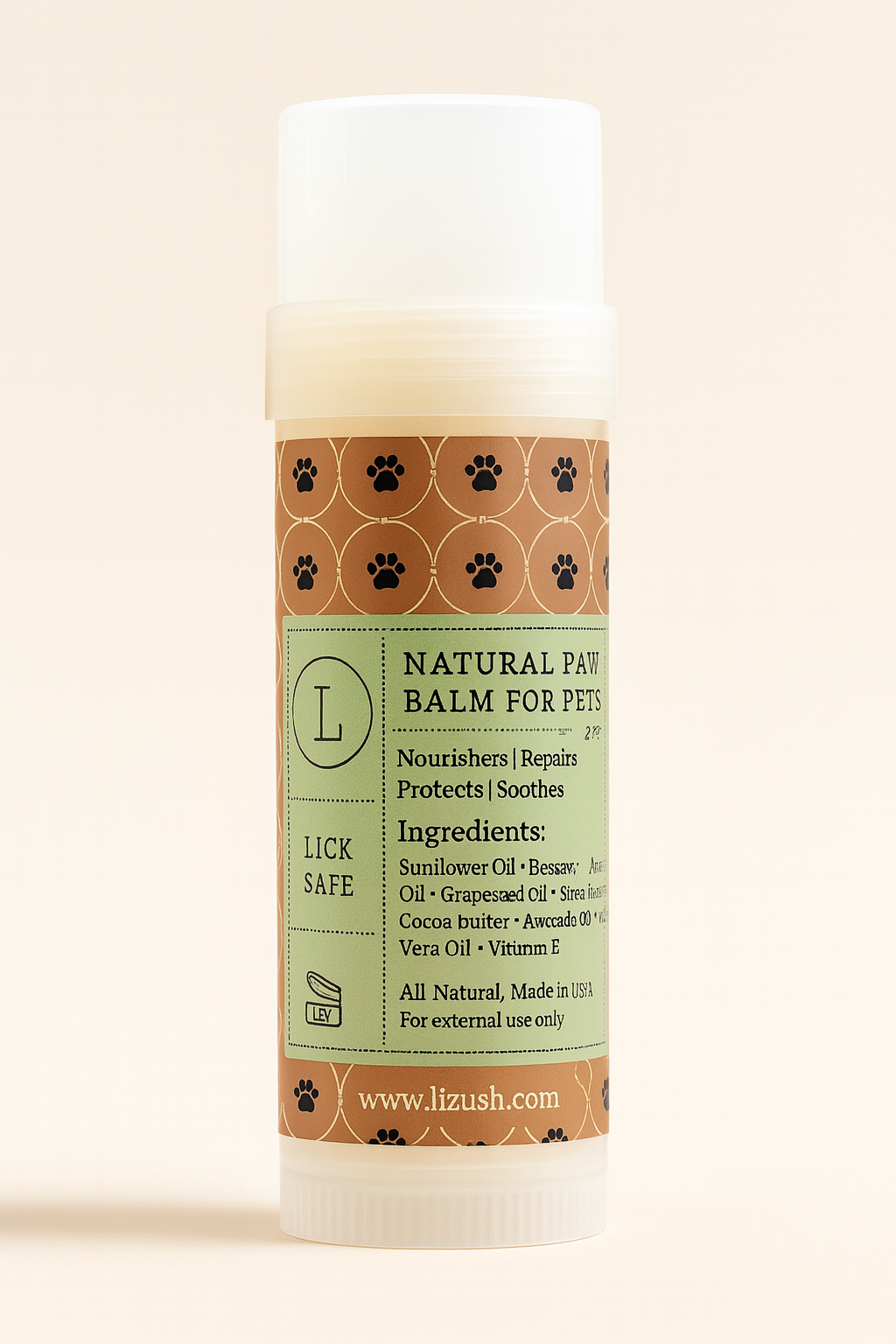 Natural Paw Balm for PETS from Lizush