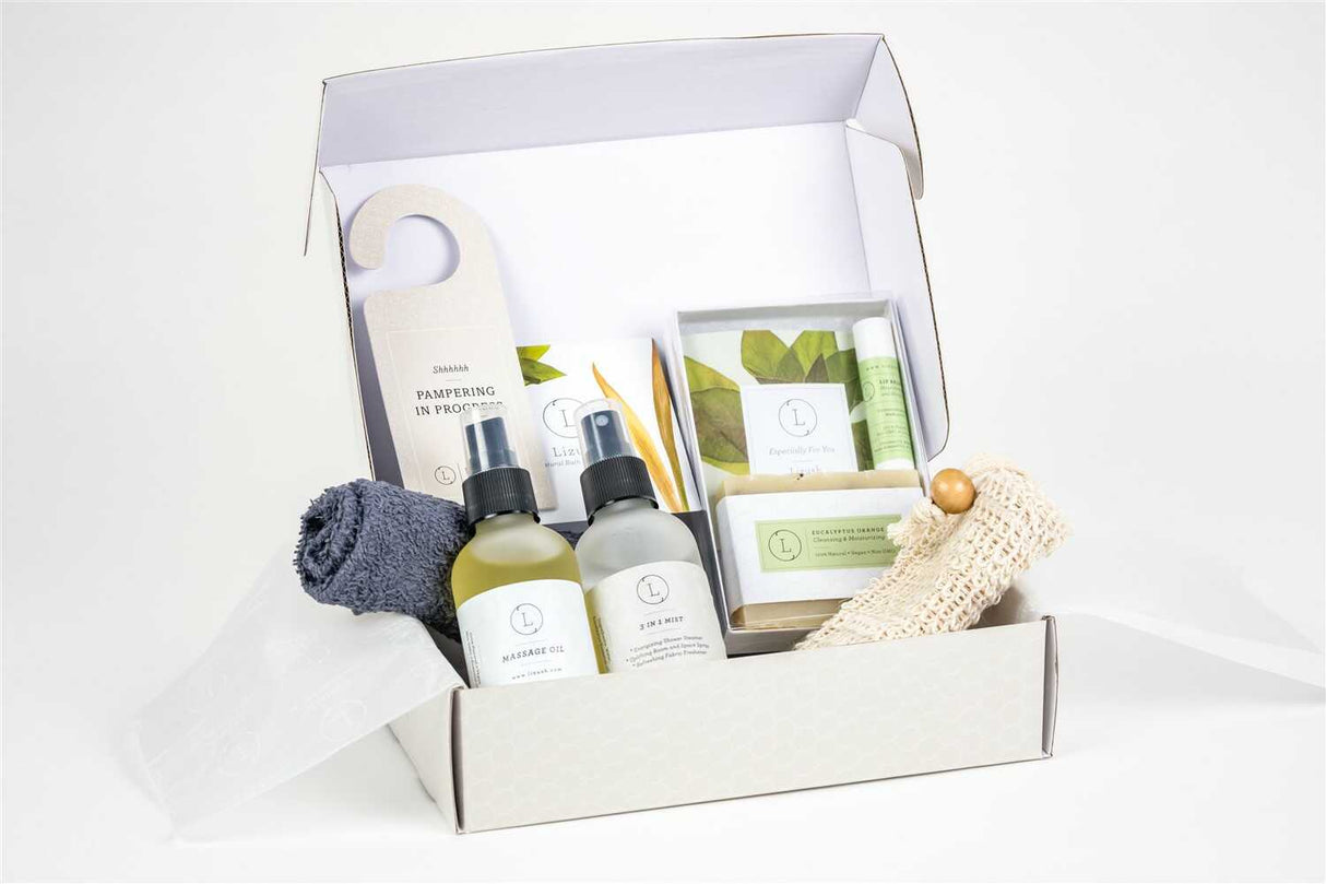 Massage couple Gift Box For Men and Women, Special soothing and massaging Set from Lizush
