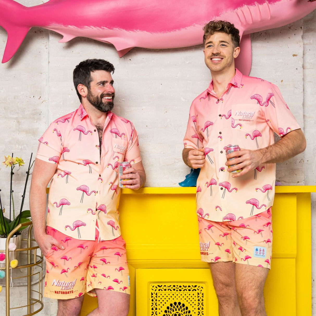 ***NATURDAYS*** Flamingo Collab Swimsuit from Tropical Bros