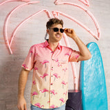 Super Stretch - ***NATURDAYS*** Party Time Hawaiian Shirt from Tropical Bros