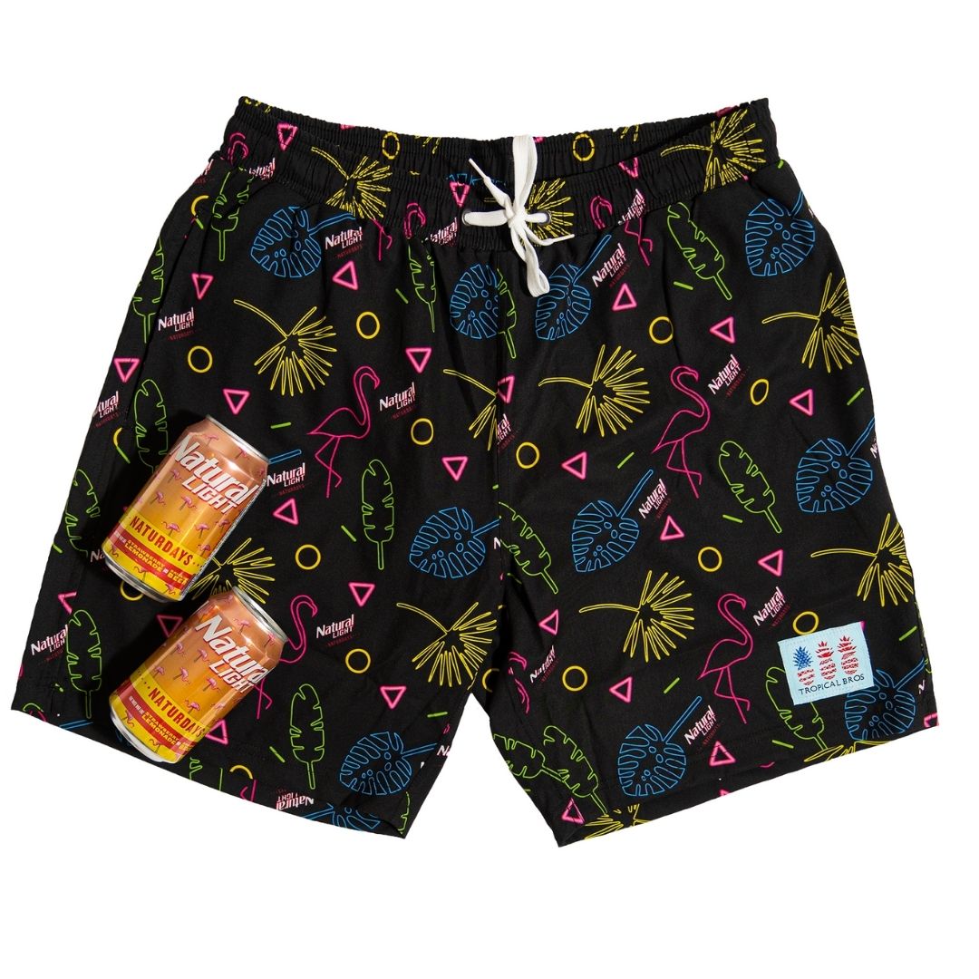 ***NATURDAYS*** Retro Flamingo Collab Swimsuit from Tropical Bros