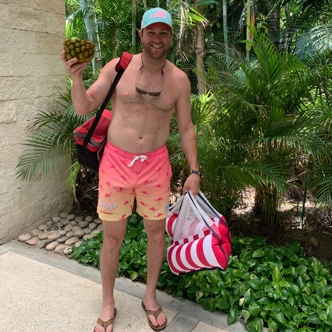***NATURDAYS*** Flamingo Collab Swimsuit from Tropical Bros