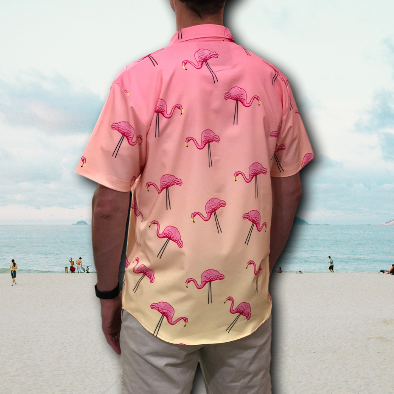 Super Stretch - ***NATURDAYS*** Party Time Hawaiian Shirt from Tropical Bros