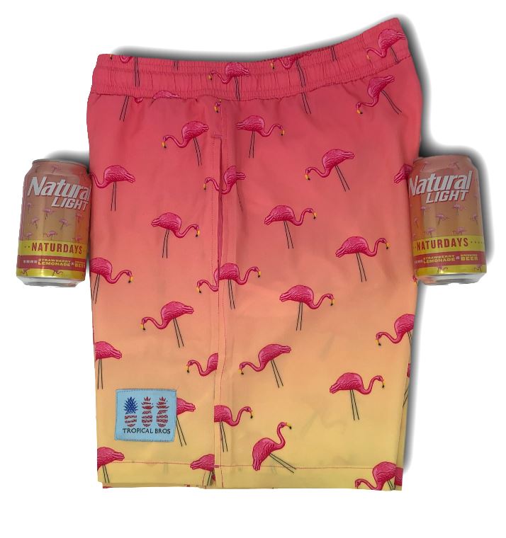 ***NATURDAYS*** Flamingo Collab Swimsuit from Tropical Bros