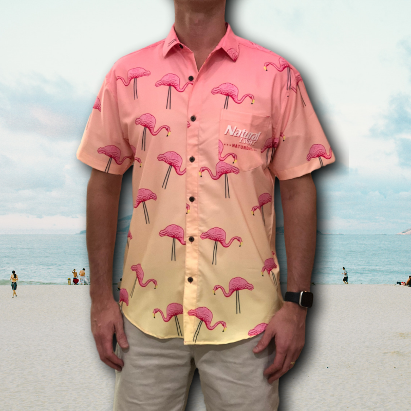 Super Stretch - ***NATURDAYS*** Party Time Hawaiian Shirt from Tropical Bros