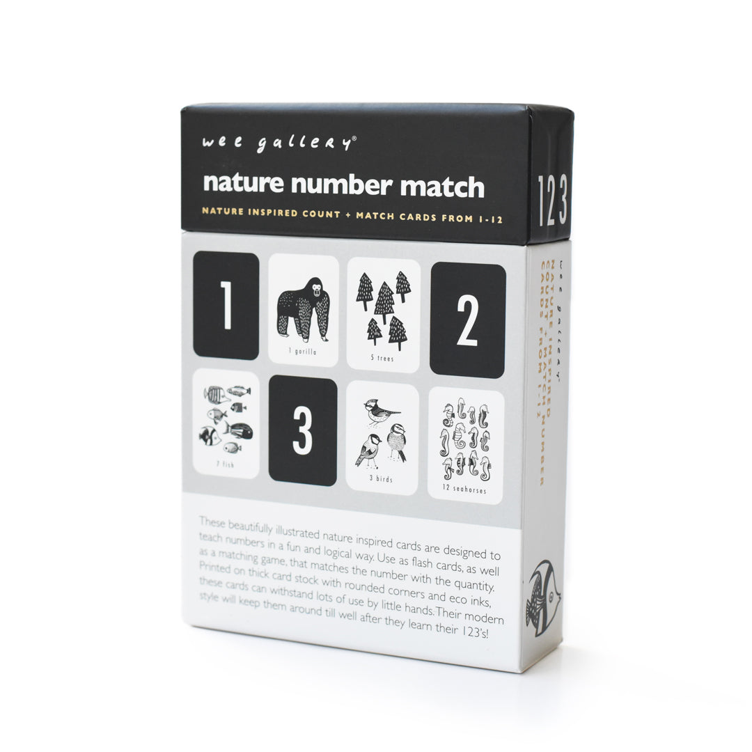 Nature Number Cards From Wee Gallery