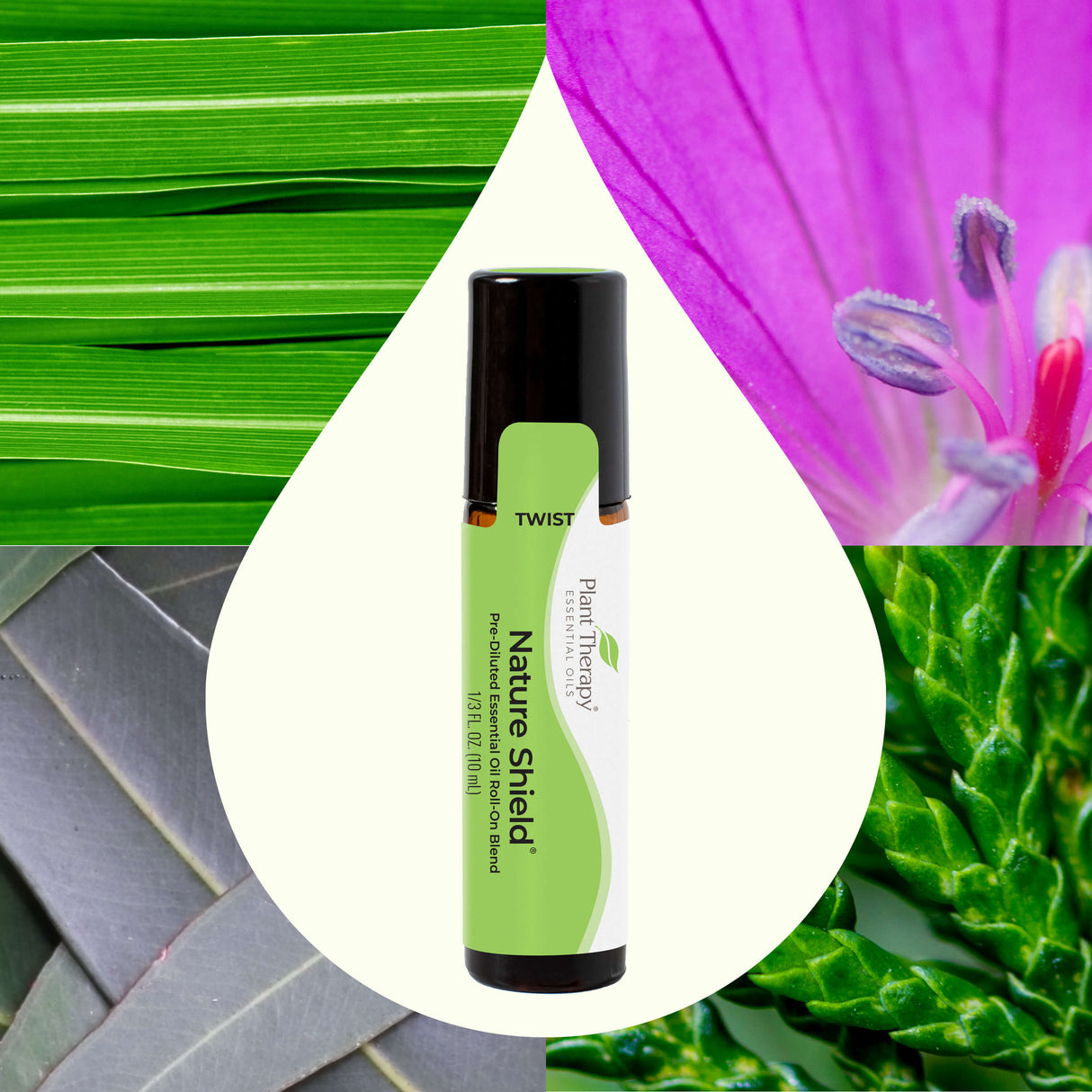 Nature Shield Essential Oil Blend Pre-Diluted Roll-On from Plant Therapy