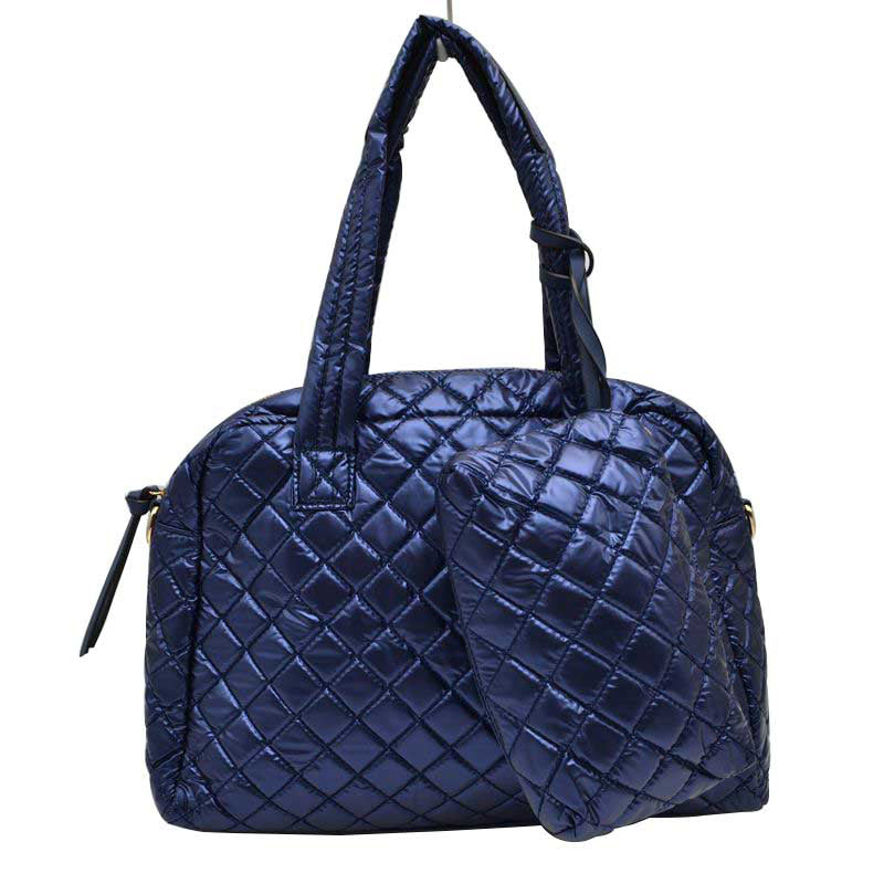 2-in-1 Large Quilted Tote Bag with Pouch  from Madeline Love