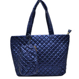 2-in-1 Large Quilted Zipper Tote with Pouch  from Madeline Love