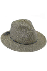 C.C Lurex Paper Straw Panama Sun Hat from Madeline Love