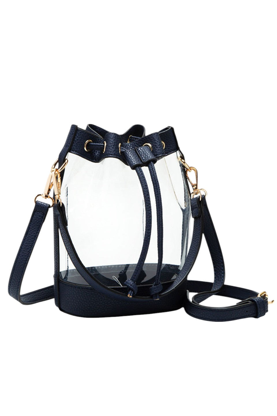 Clear Crossbody Stadium Bucket Bag from Madeline Love