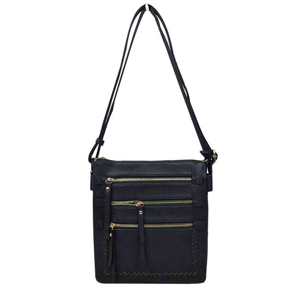 Trendy Womens Soft Leather Crossbody Purse Shoulder Bag  from Madeline Love