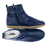 Men's Navy Boots From Atlantis Handmade Shoes