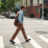 Men's Navy Suede Centesimo from Del Toro Shoes