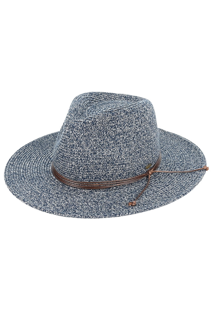C.C String Trim Band Panama Sun Hat from Madeline Love