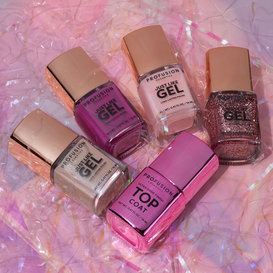 Shining Star Gel Effect Nail Polish Set from Profusion Cosmetics