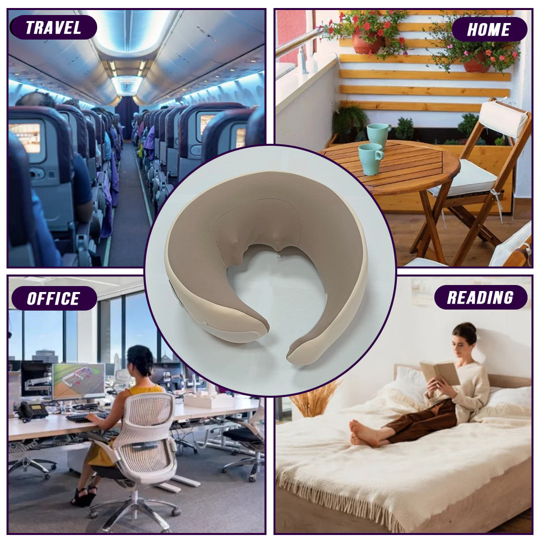 Multi-Purpose Neck Massage Pillow w/Warmth from eterus