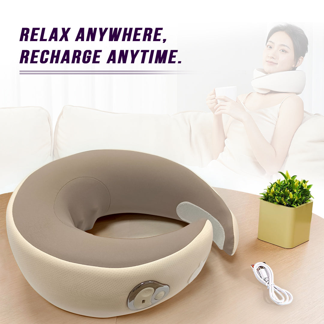 Multi-Purpose Neck Massage Pillow w/Warmth from eterus