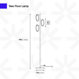 Neo Floor Lamp from Ozarké