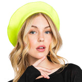 Trendy Fashionable Winter Stretchy Solid Beret Hat from Madeline Love
