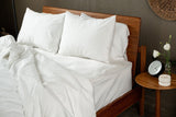 Sateen Organic Cotton Duvet Cover Set + Shams From Nest Bedding