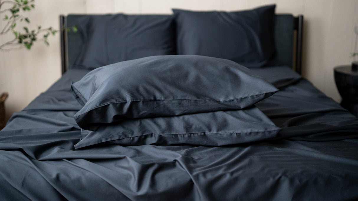 Sateen Organic Cotton Sheet Set + Pillowcases From Nest Bedding