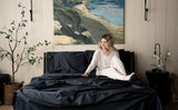 Sateen Organic Cotton Sheet Set + Pillowcases From Nest Bedding