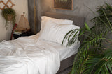 Kids Crinkle Percale Organic Cotton Sheet Set + Pillowcases From Nest Bedding