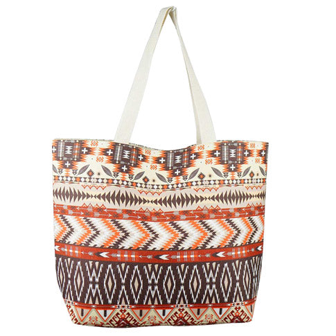 Aztec Pattern Beach Tote Bag  from Madeline Love